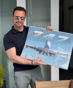 Fotograf mit Kalender